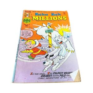 Harvey Richie Rich Millions Poor Little Rich Boy #82 Vintage 70s Kids Comic Book
